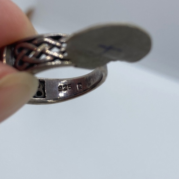 BOGO50 Sterling silver amethyst ring - Picture 5 of 6